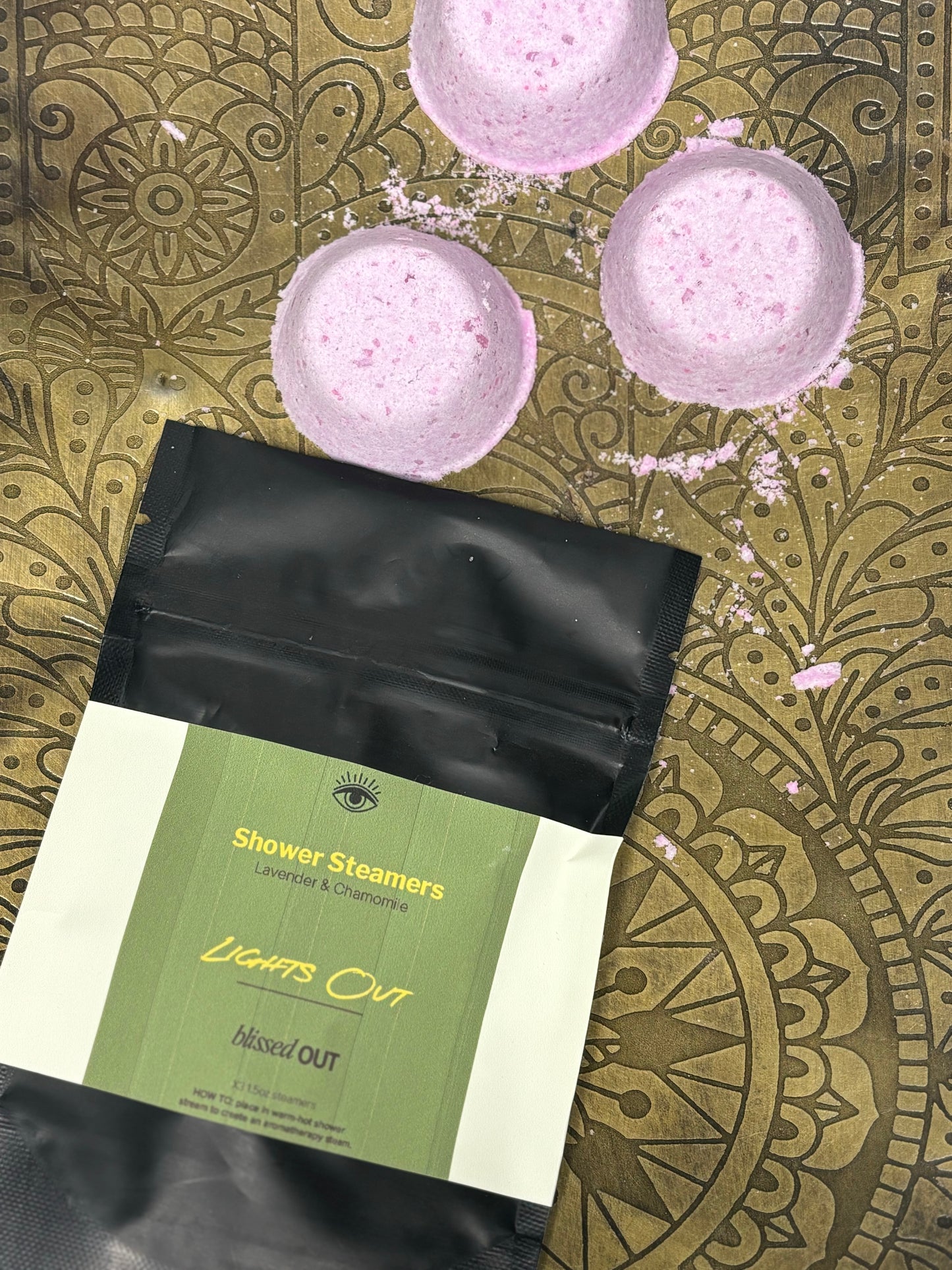 Lights out shower steamers